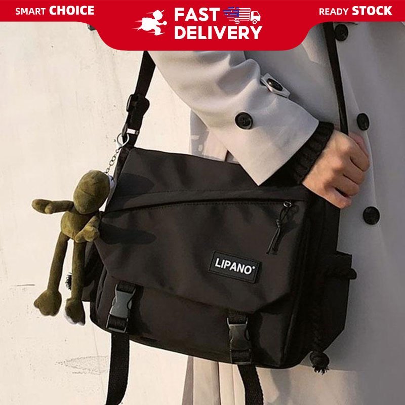 Stylish Bag For Unisex Outdoor Black school Crossbody Bag For Student