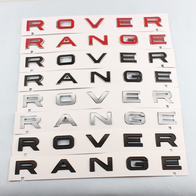 Letters Emblem for RANGE ROVER VELAR SV Autobiography Ultimate Edition ...