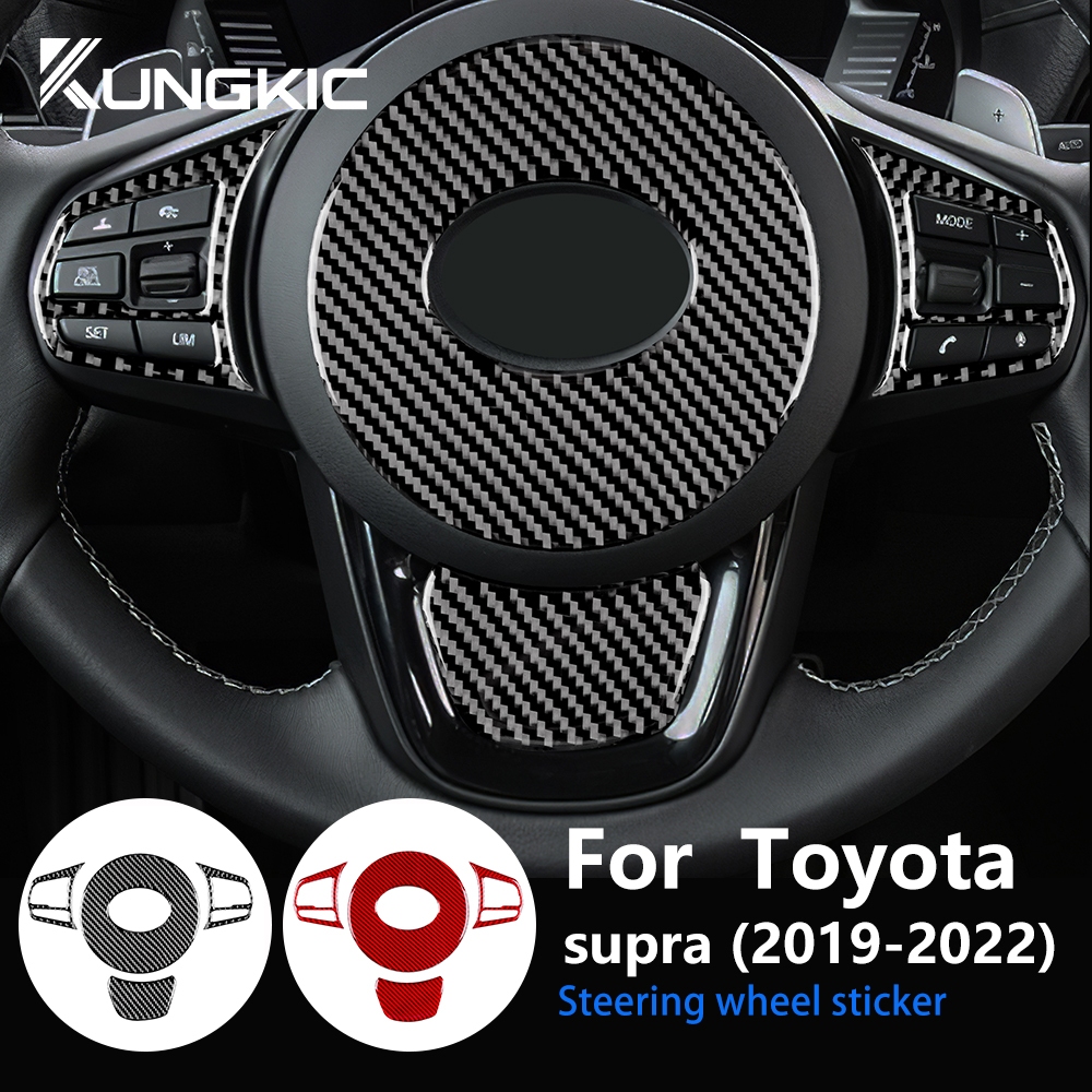 Dashboard Trim Ring For Toyota Supra GR A90/A91 MK5 2019-2025 - Red Aluminum Alloy Tachometer Decoration
