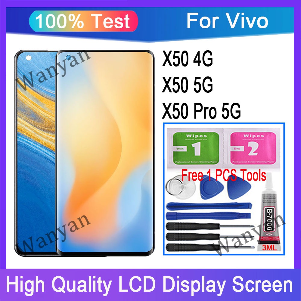 Original Amoled Vivo X50 4g 5g X50 Pro Lcd Display Touch Screen Replacement Shopee Malaysia 7459