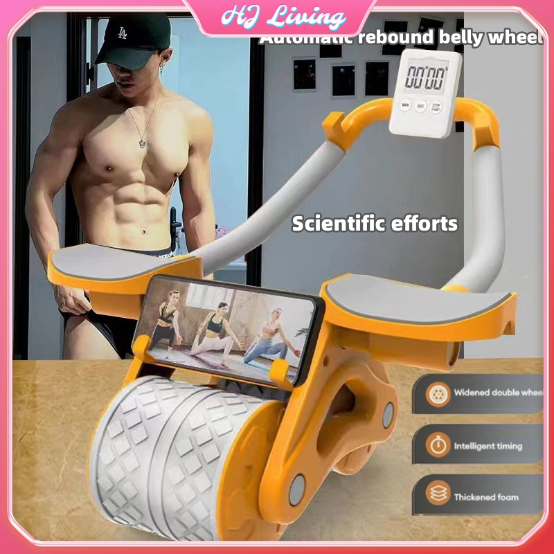 【ready Stock🇲🇾】abdominal Muscle Wheel Multi Functional Rebound Tablet Support Training Rolling