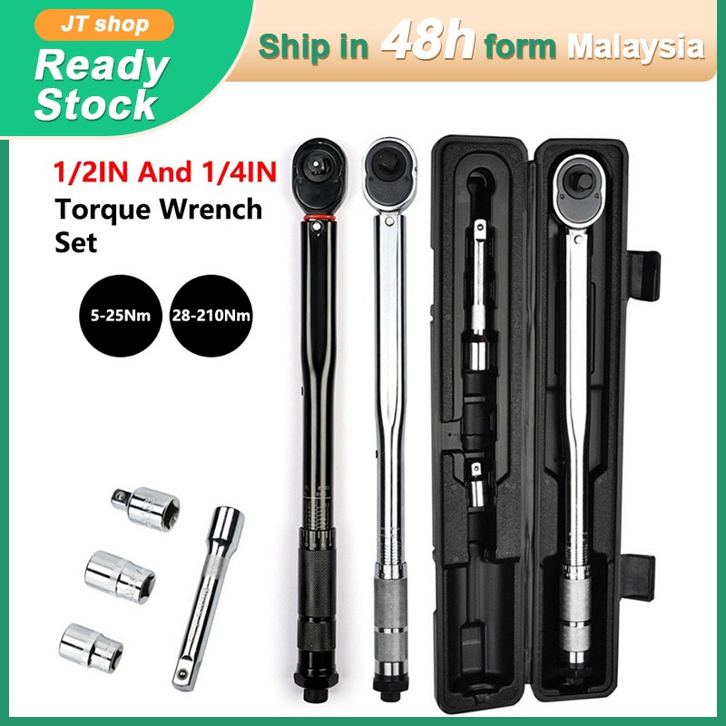 Torque Wrench Accurately Mechanism Spanner Hand Tool Drive Click Type ...