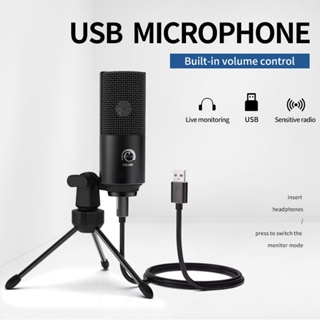 FIFINE K669B USB Microphone, Metal Condenser Recording Microphone for MAC  or Windows, Studio Recordings, Voice Overs, Streaming Broadcast and   Videos, Zoom, Google Meet, Skype Online Meetings & Online Calls