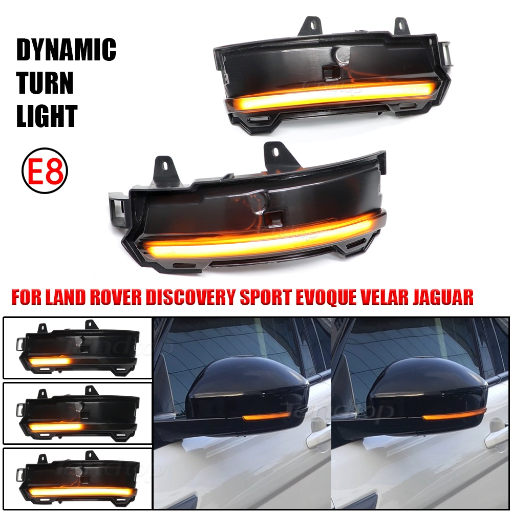 2Pcs Dynamic rearview mirror indicator light Turn Signal light for Land ...