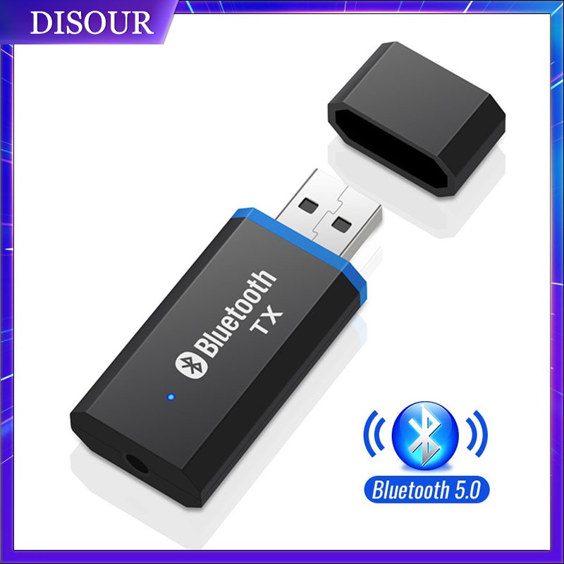 USB Blutooth 5.0 Adapter Plug And Play For PC T V BT Speaker Headphone ...