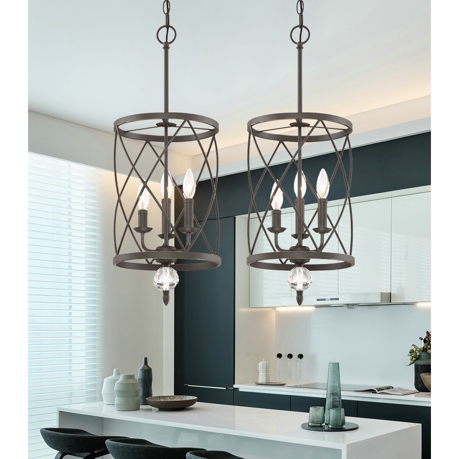 Vintage Industrial Chandelier Retro Hallway Aisle Lamp Gold Black Iron ...