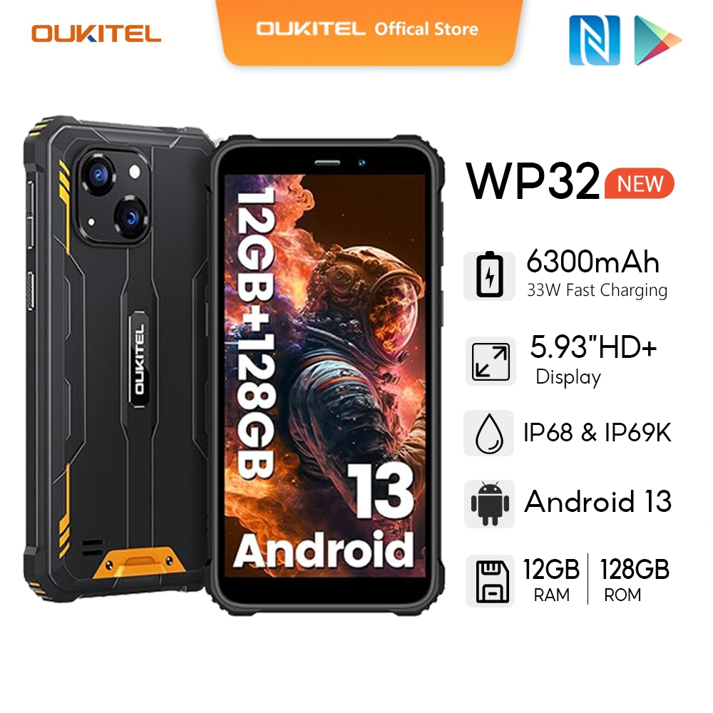 Oukitel WP32 6300mAh Compact Rugged Phone(4+128GB) – OUKITEL