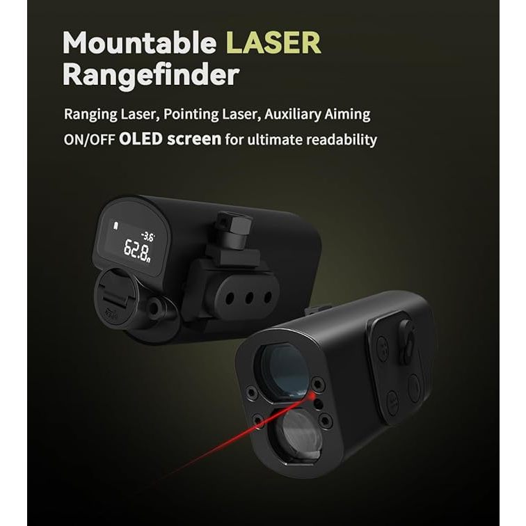 Mileseey Optical Sight Rangefinder 1300 Code Laser Rangefinder LK01 Set