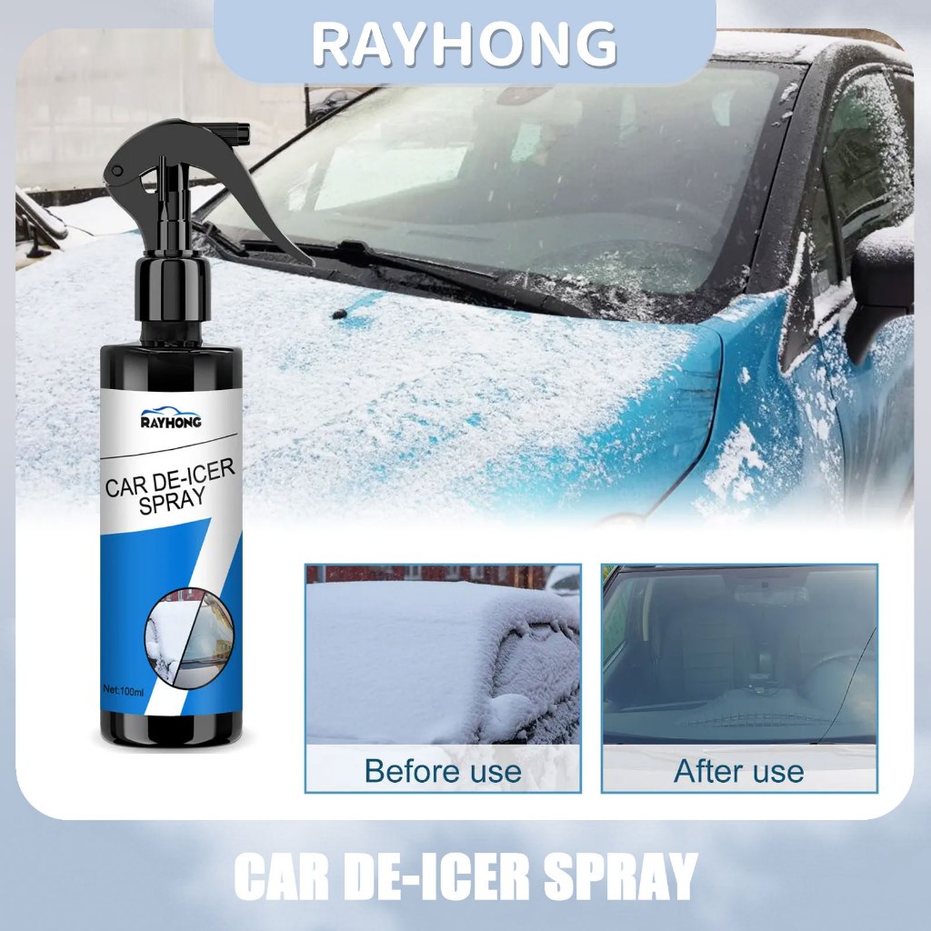 Car Windshield Window Ice Remover Spray De-Icer Clean - China Car