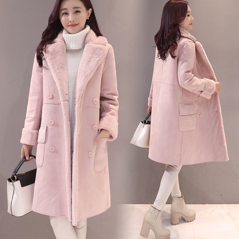 Fleece lined wool coat best sale