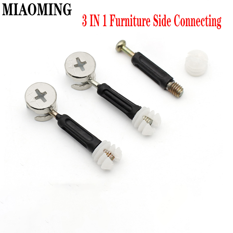 (25 Set) 3 in 1 Housing Bolt & Nut Connector Parts Screw Fastener