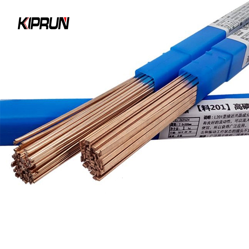 KIPRUN 10 Pcs 1.5mm*500mm Brass Welding Rod Phosphorus Copper Electrode