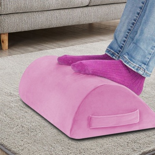 Under Desk Foot Rest Compact Feet And Leg Rest Pillow Leg Feet Support Tilt  Angle Foot Stool Under Desk Footrest For Gaming, Pink 