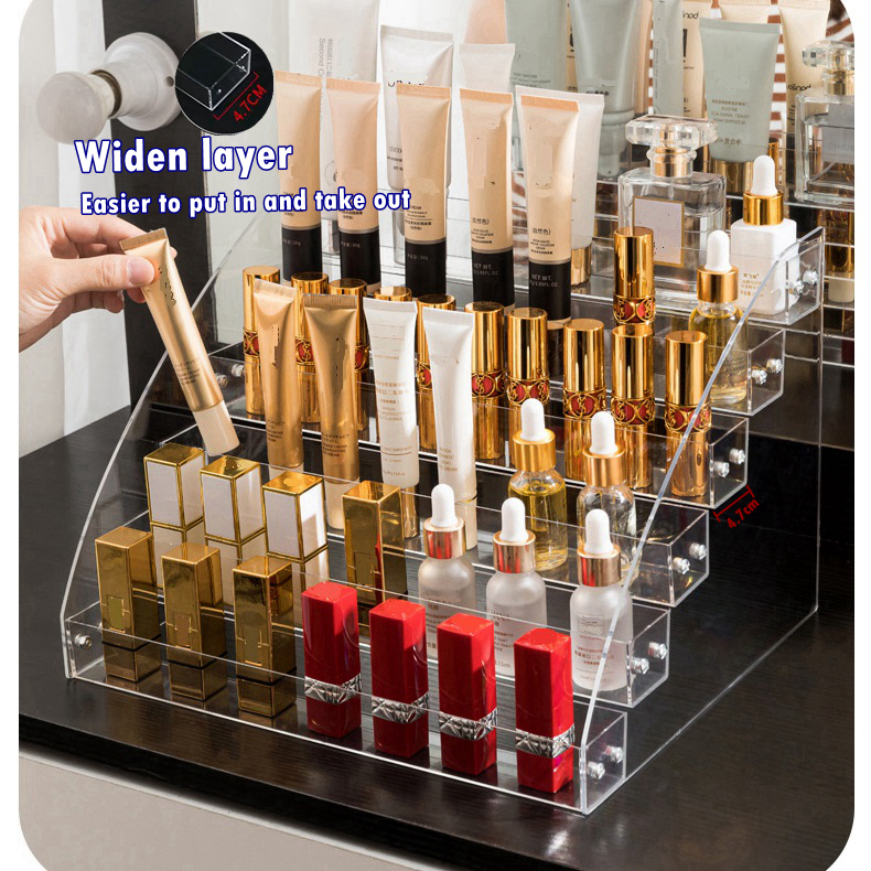 Acrylic Nail Polish Gel Toy Display Rack Acrylic Cosmetic Storage ...