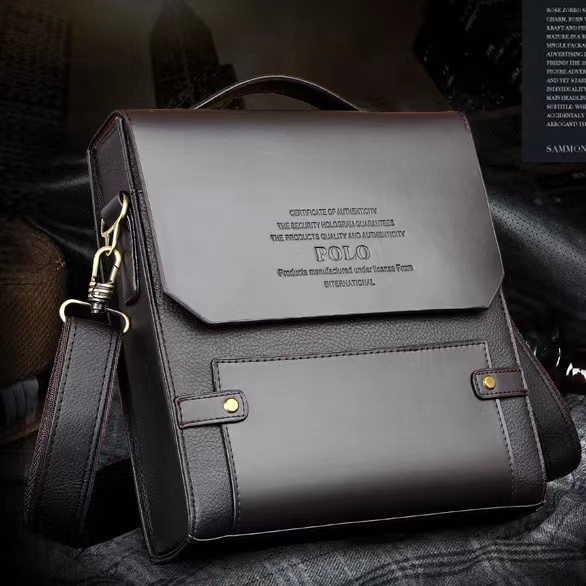 Videng polo leather messenger bag hotsell