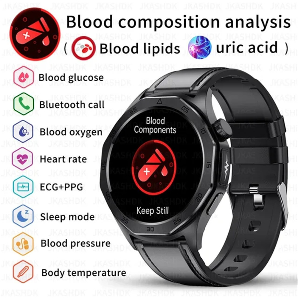 ET480 Smart Watch 1.43inch Amoled Bluetooth Call ECG Electrocardiogram