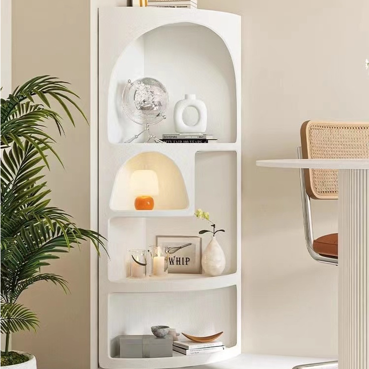 Cream Style Corner Corner Living Room FanShaped Corner