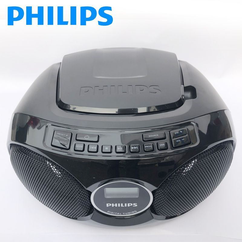Philips portable CD player radio high fidelity stereo USB MP3 playback