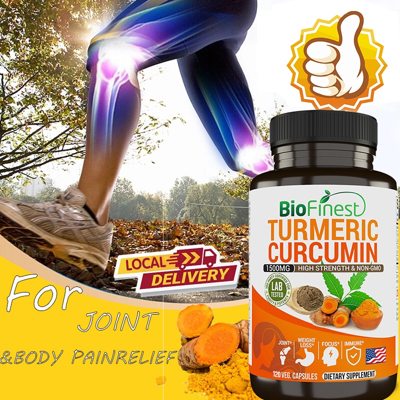 Turmeric Supplement Capsules with Black Pepper Extract Brings Comfort