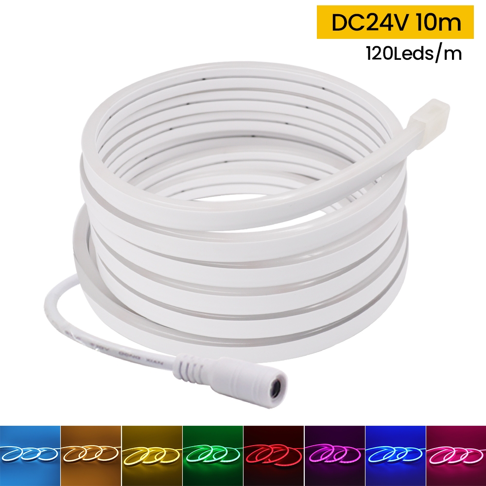 DC 24V LED Neon Strip Light Neon Sign IP67 Waterproof Silicone Rope ...