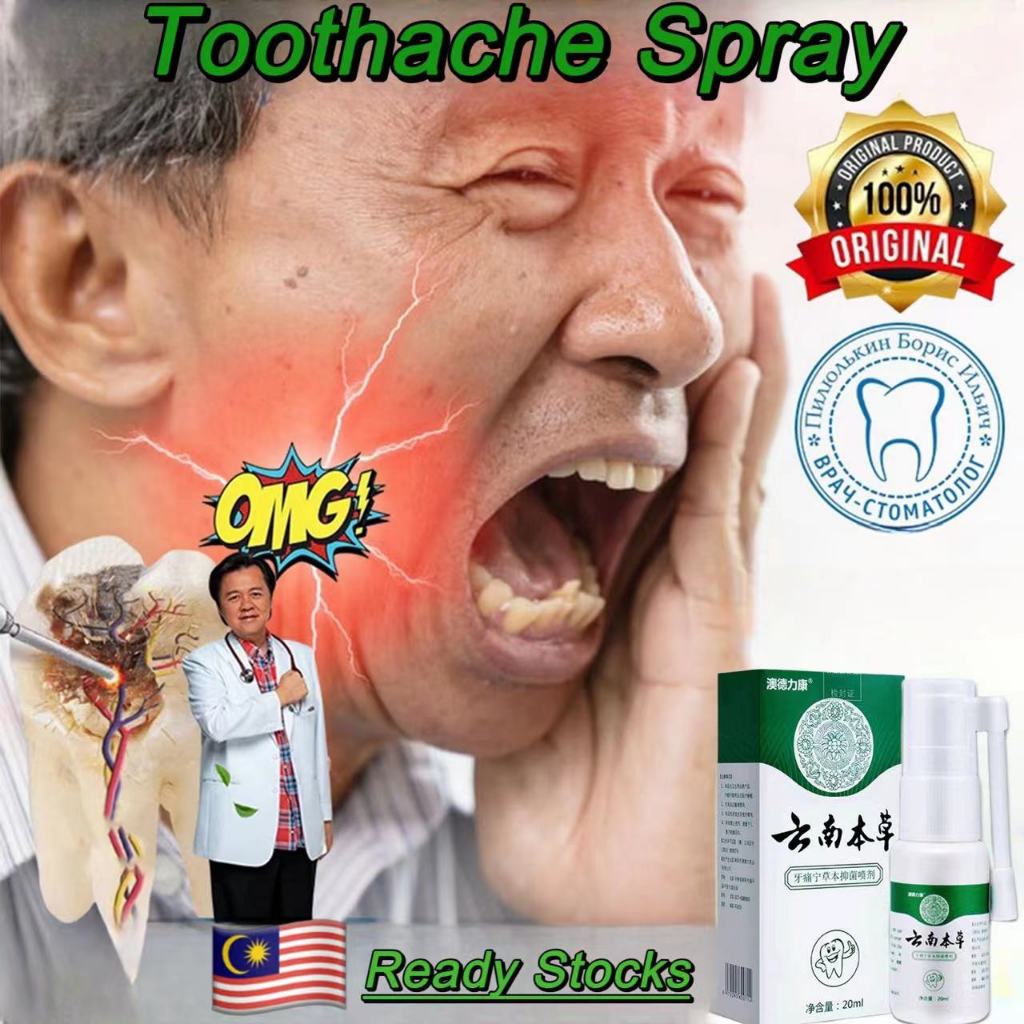 Toothache Spray Oral Pain Relief Spray Gingival Pain Spray Gum
