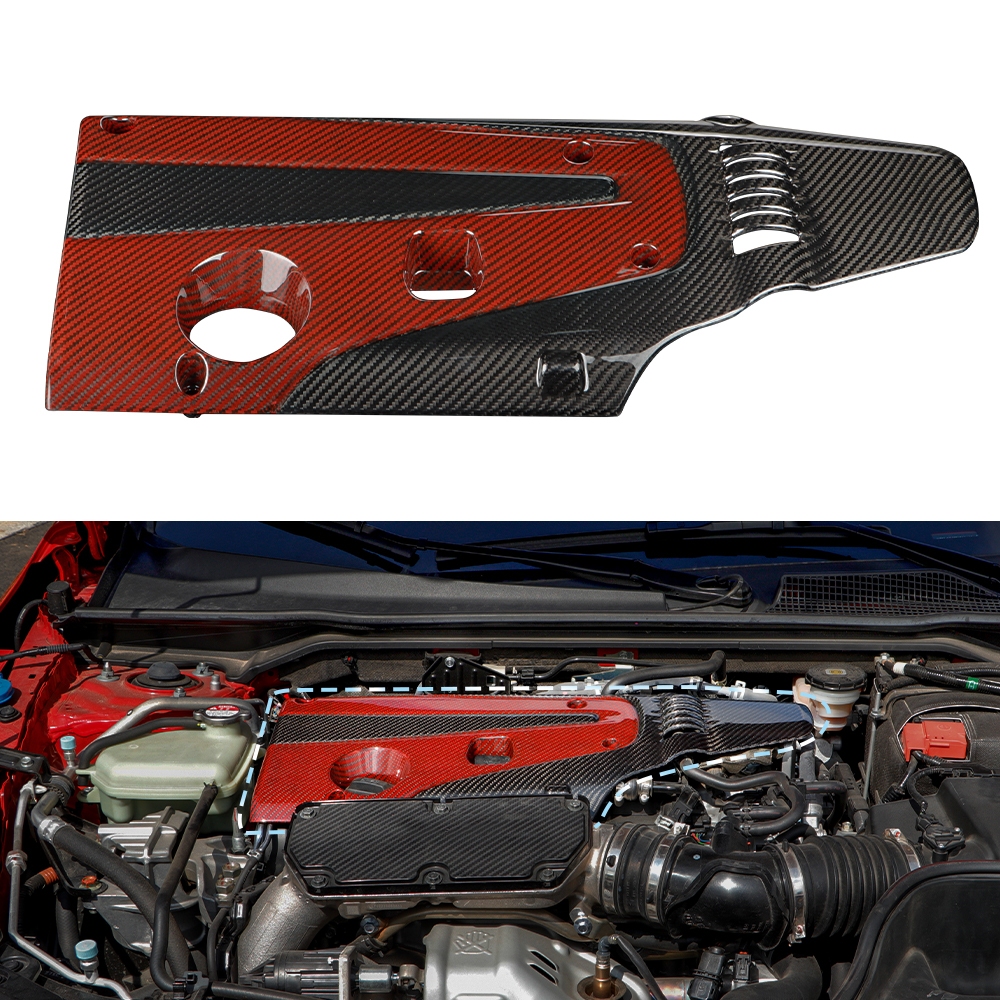 Carbon Fiber Engine Protective Cover Suitable for 11th Generation Honda