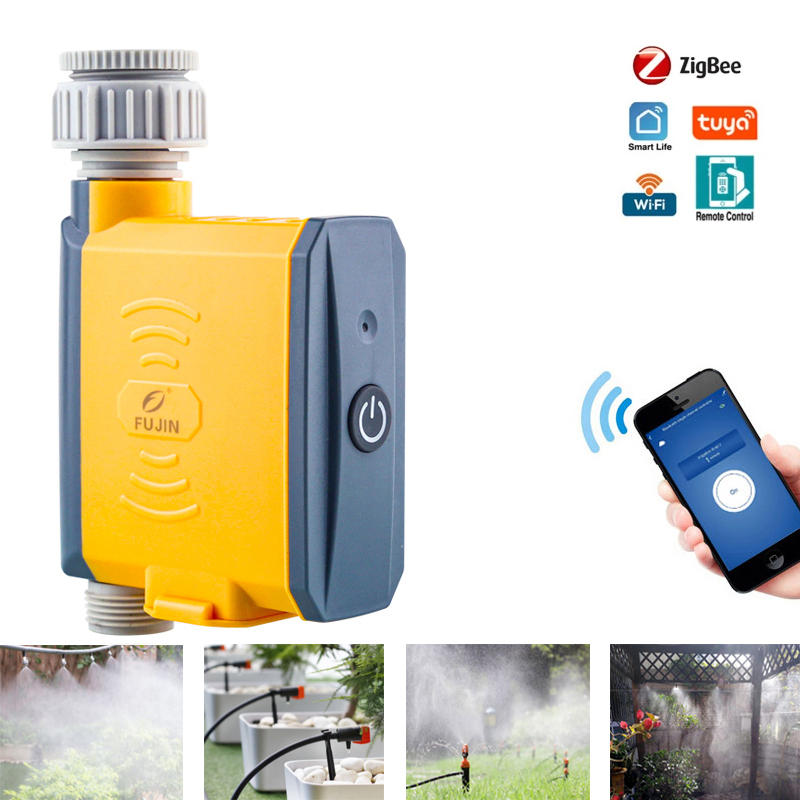 EMOS GoSmart Home Gemotoriseerde ventielsluiting voor water/gas, met app, Zigbee, auto-/handmatige bediening, timer, stille werking, 12 V voeding, compatibel met Google Home, Alexa