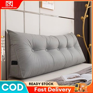 Super Soft Home Bedroom Triangle Bedside Filling Cushion Removable Washable  Sofa Bed Back Support Tatami Pillow Lumbar Backrest