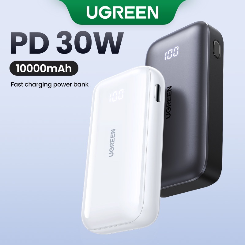 UGREEN PD30W Power Bank Fast Charge 10000mAh Portable PowerBank for