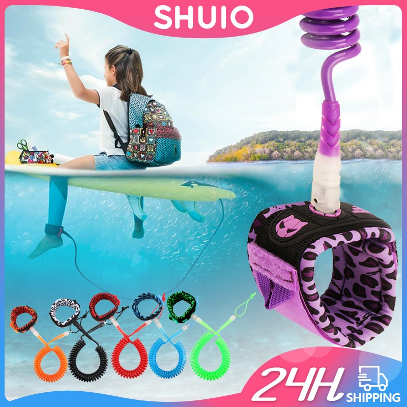 SHUIO 10 FT Premium Straight Surfboard Leash Surf Leg Rope For All ...