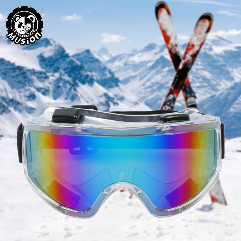 Musion Ski Goggles OTG Motorcycle Helmet Goggle Windproof ATV Glasses ...