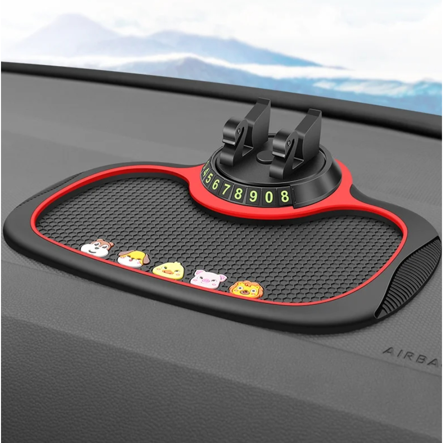 Auto Phone Holder AntiSlip Mat MultiFunctional Car Dashboard Shelving