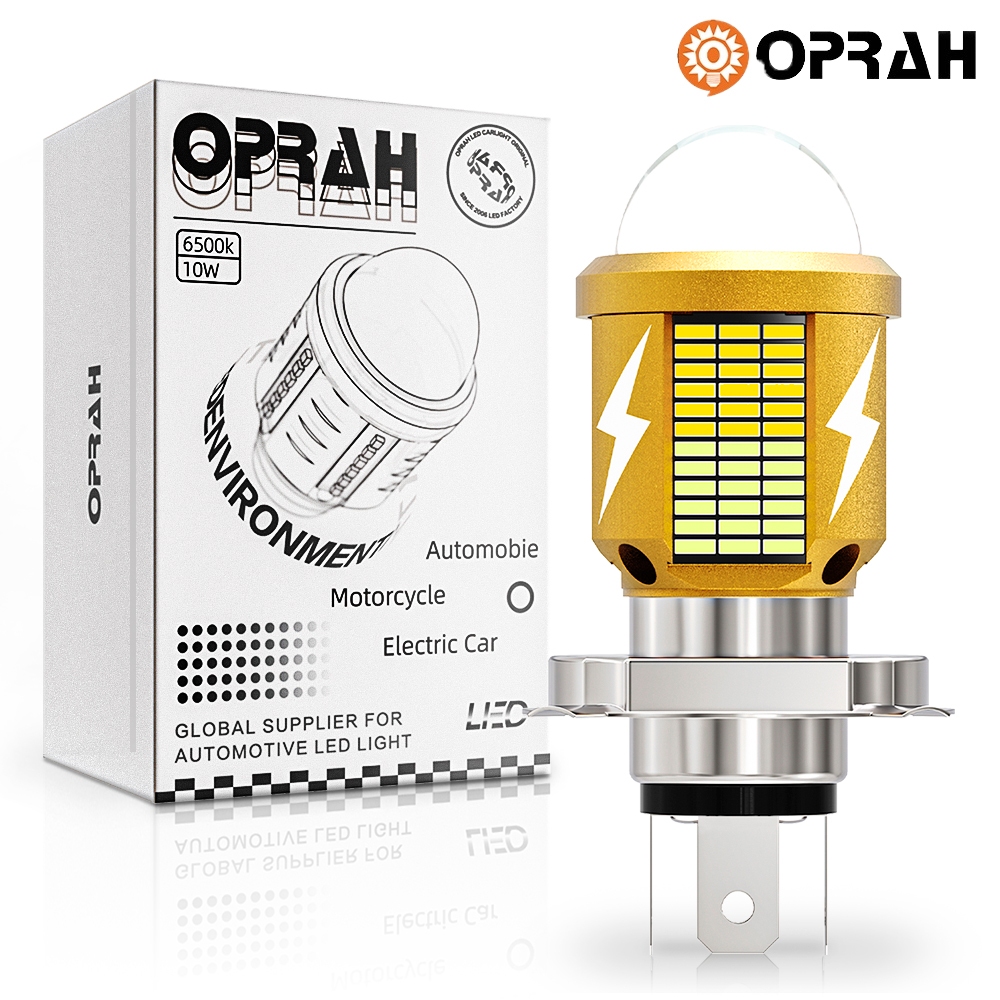 ((OPRAH) Super Bright H4 Motorcycle LED Headlight H6 Headlight BA20D ...