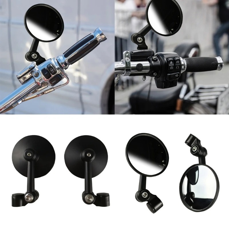 2pcs/Pair Universal 8mm 10mm Motorcycle Mirror Scooter EBike Rearview