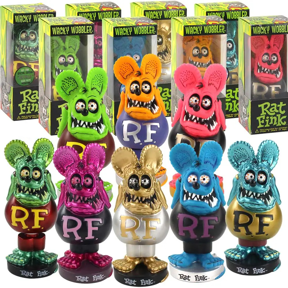 8 Style Tales of the Rat Fink Figures Cartoon Crazy Mouse Ratfink Boxed ...