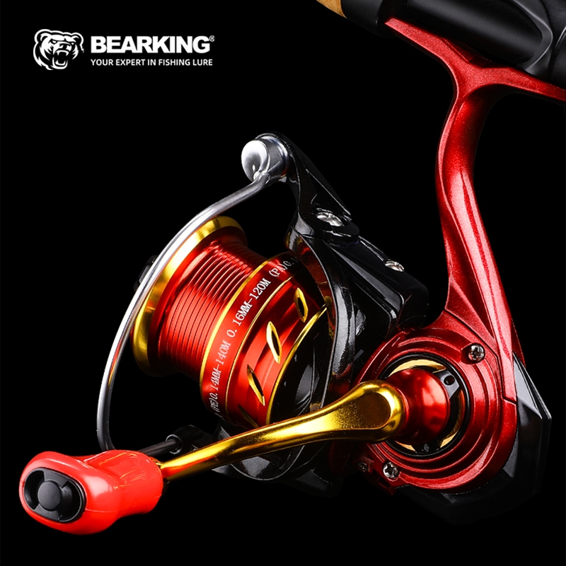 Bearking CS Red Lizard Long Casting Spinning Reel: One-Way Double