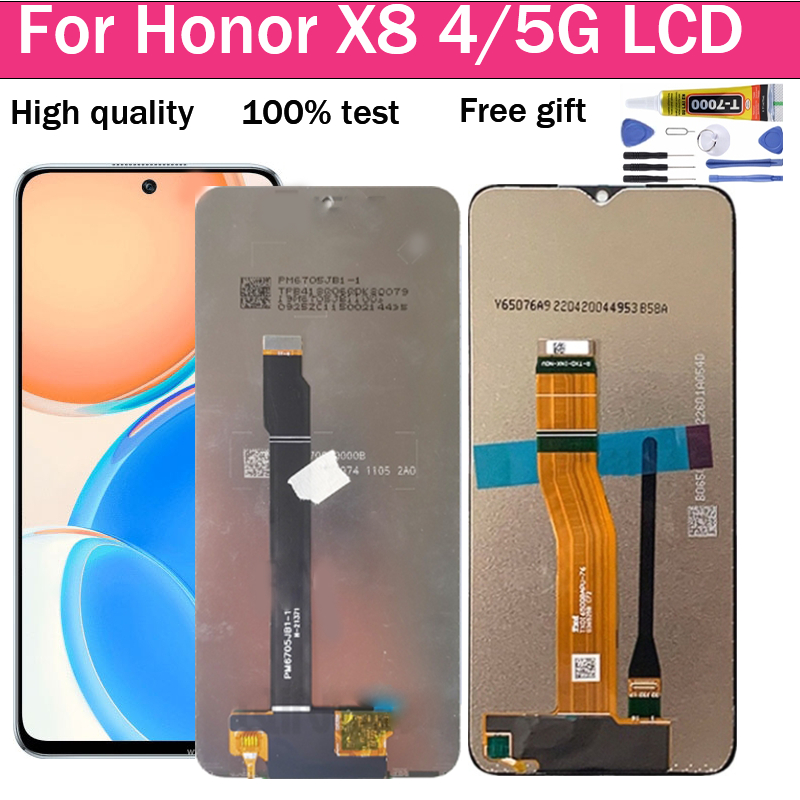 Original For Huawei Honor X8 4G/5G TFY-LX1 TFY-LX2 TFY-LX3 LCD Touch ...