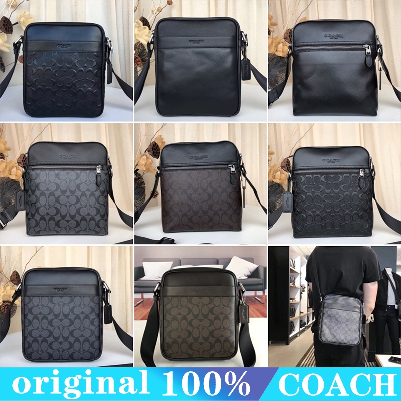 Coach men s classic sling bag full leather shoulder bag business crossbody bag 54788 11741 54782 68014 73336 73338 Shopee Malaysia