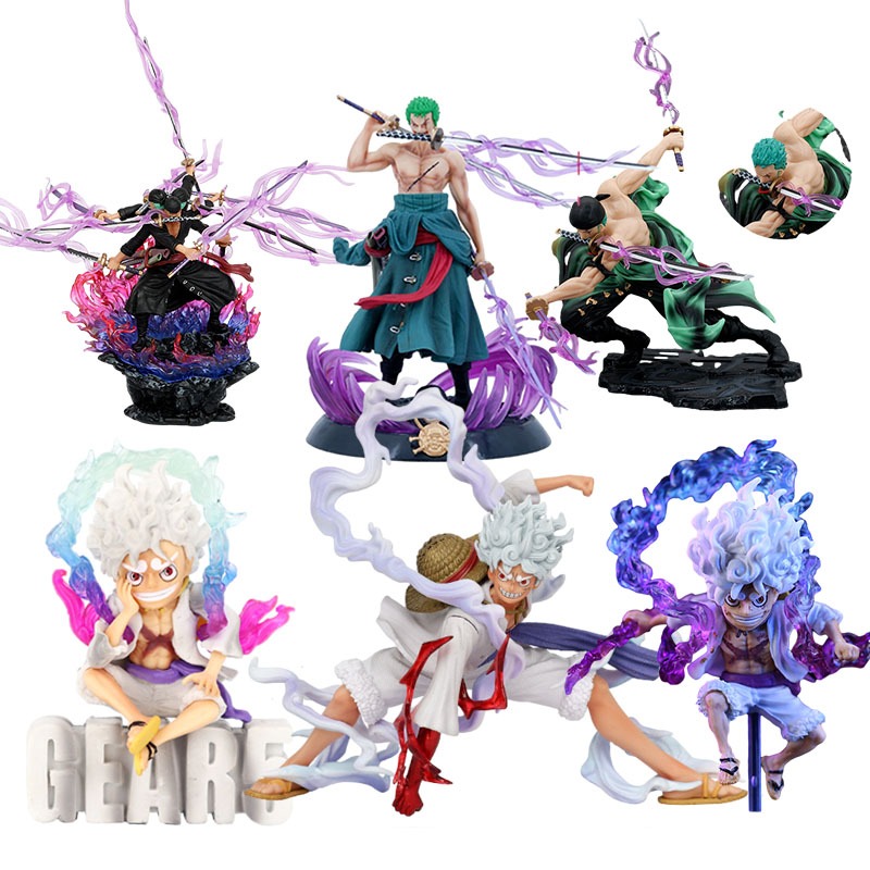 Gear 5 Luffy One Piece Action Figure Zoro Nami Sanji Anime | Shopee ...