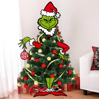 Grinchmas Decor for Christmas Tree, Grinchmas Christmas Tree Topper,  Grinchmas Christmas Decor for Small Tree, Xmas Supplies - AliExpress