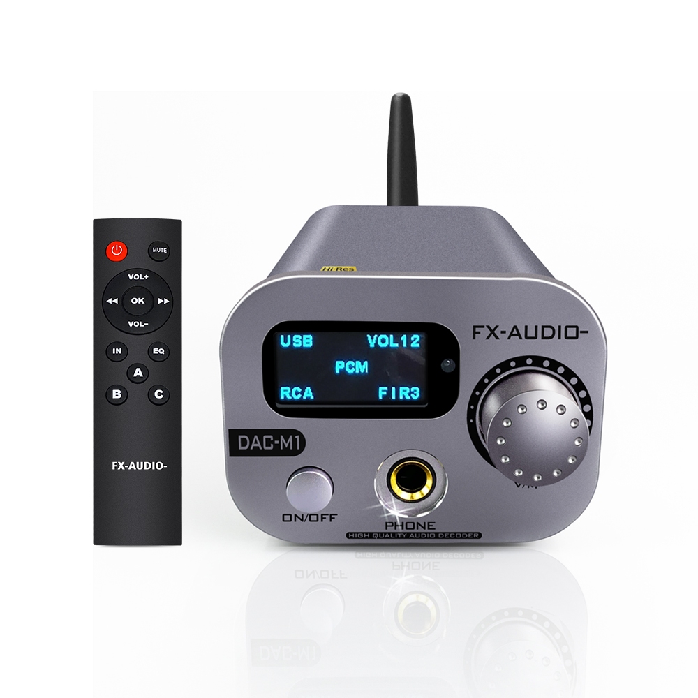 FX-AUDIO DAC-M1 Decoder Bluetooth 5.0 APTX ESS9038Q2M 32Bit 768kHz ...