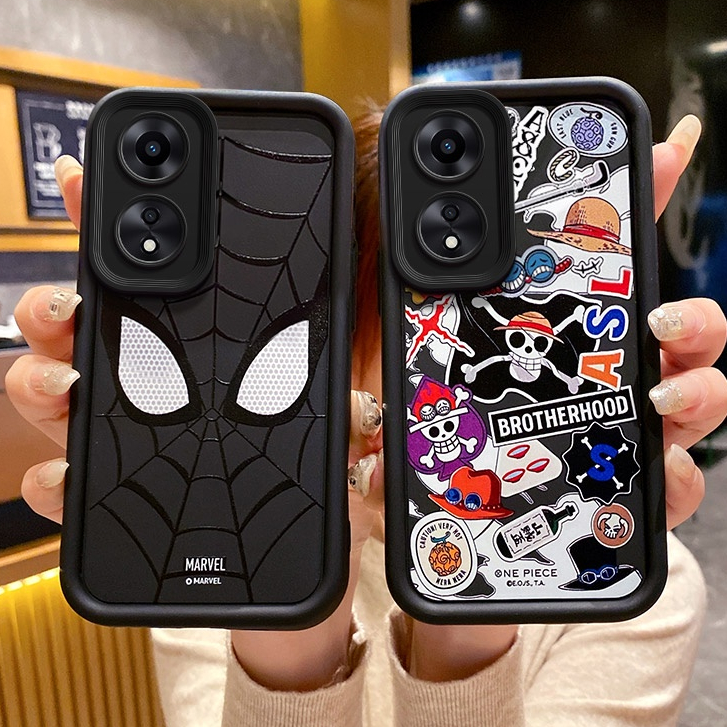 Case For Oppo A79 5G Back Cover Cute Cartoon Pattern Matte Transparent Soft  Silicone Screen Protector Bumper For Oppo A 79 Funda - AliExpress
