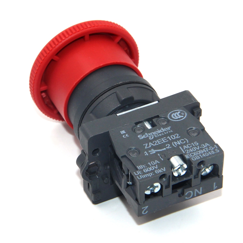 Schneider XA2ES542 Emergency Stop Button Rotating Reset 1NC Brand New ...