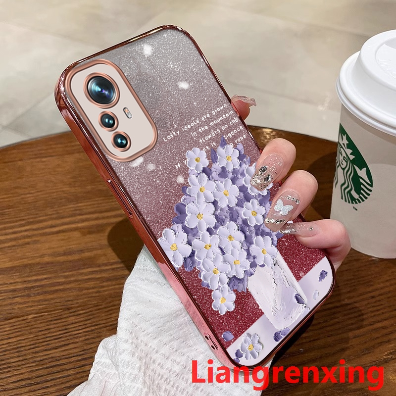 Phone case Xiaomi 11 Lite 5G NE butterfly Soft Transparent Bling Glitter  Xiaomi11 Lite 5G NE