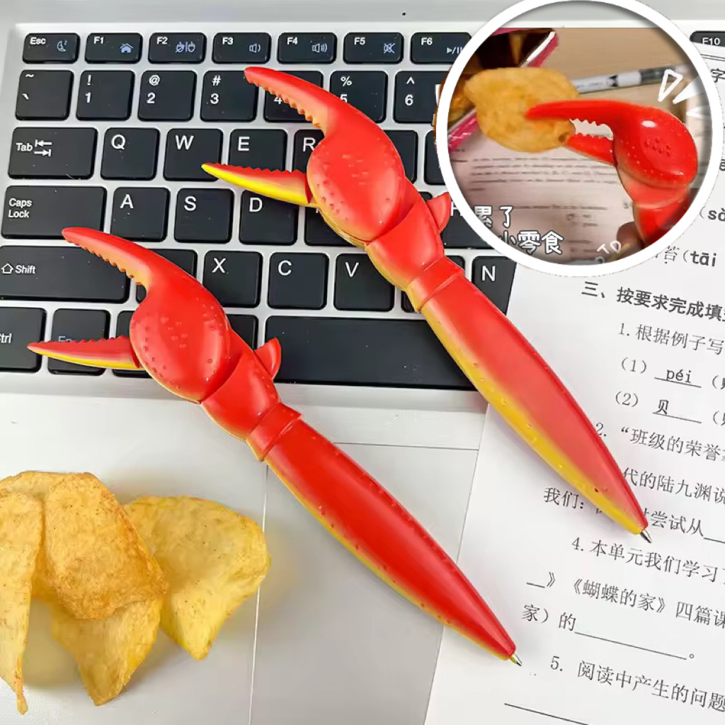Crab pen crab claw pen fun crab boss pliers pen creative ballpoint pen