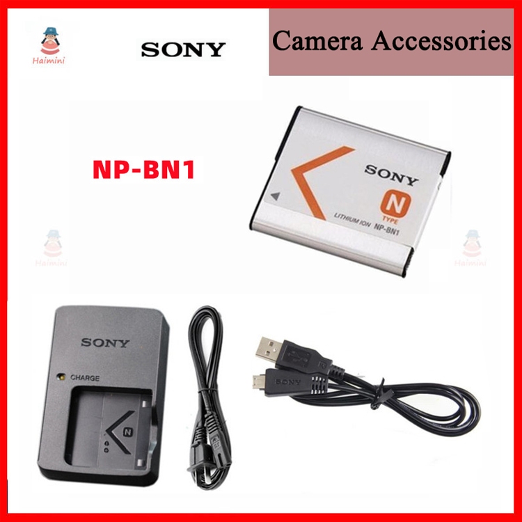 Sony DSC-W350 W380 W390 W570 T99C camera NP-BN1 battery + charger ...