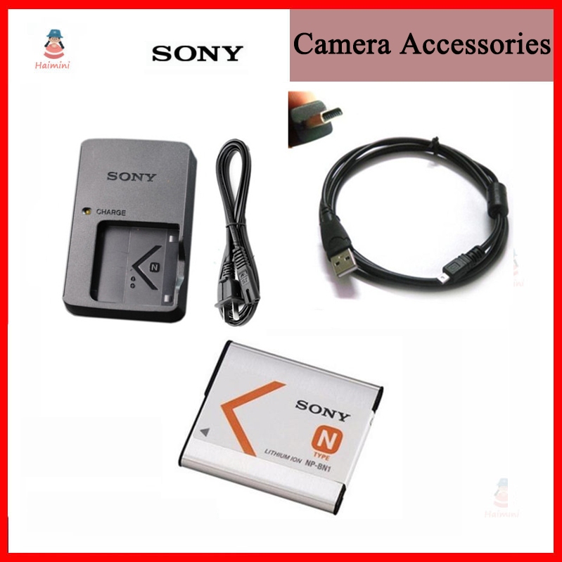 Sony DSC-W320 W330 W510 W530 W610 camera NP-BN1 battery + charger ...