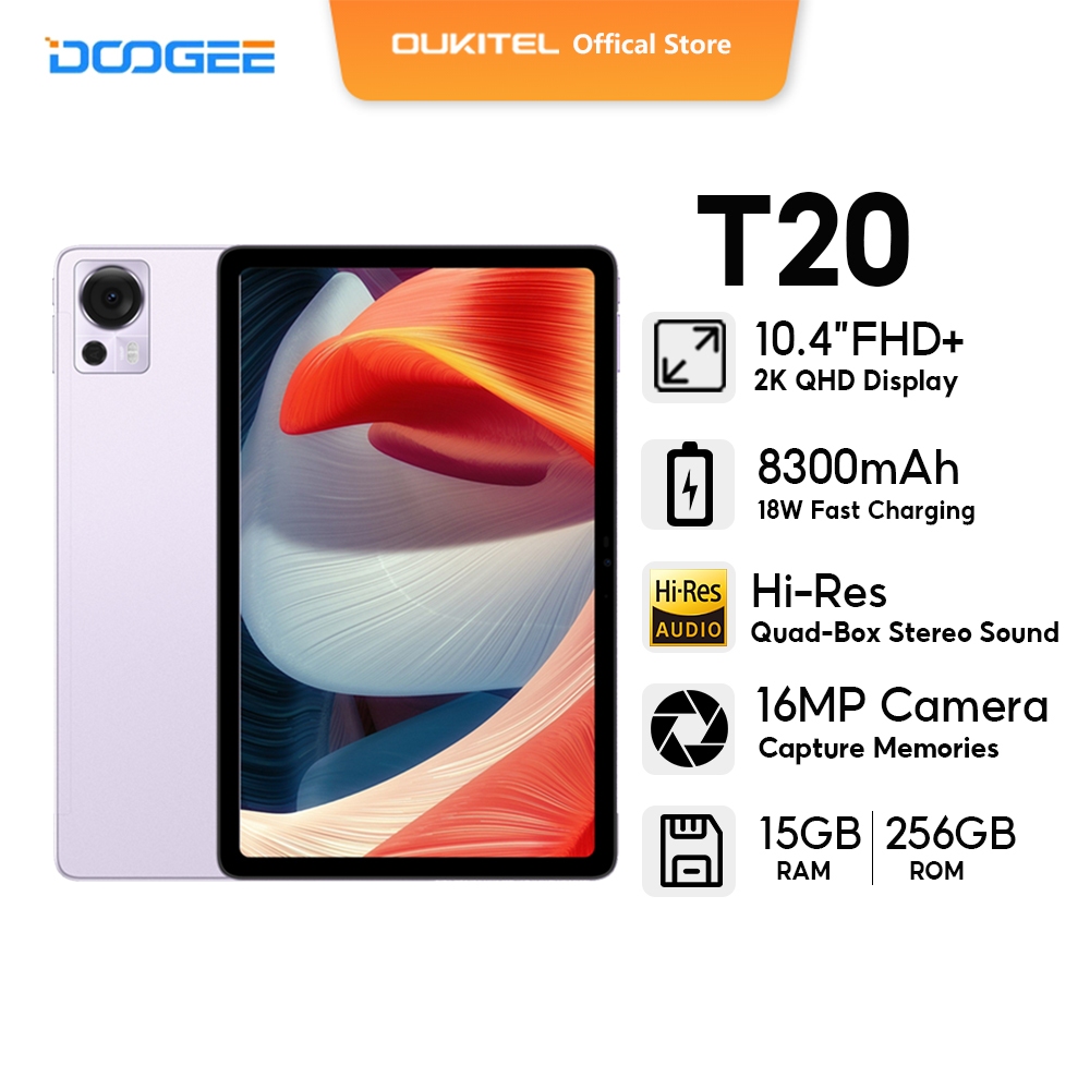 Doogee T20 Tablet 8gb 256gb, Doogee Tablet Android T20