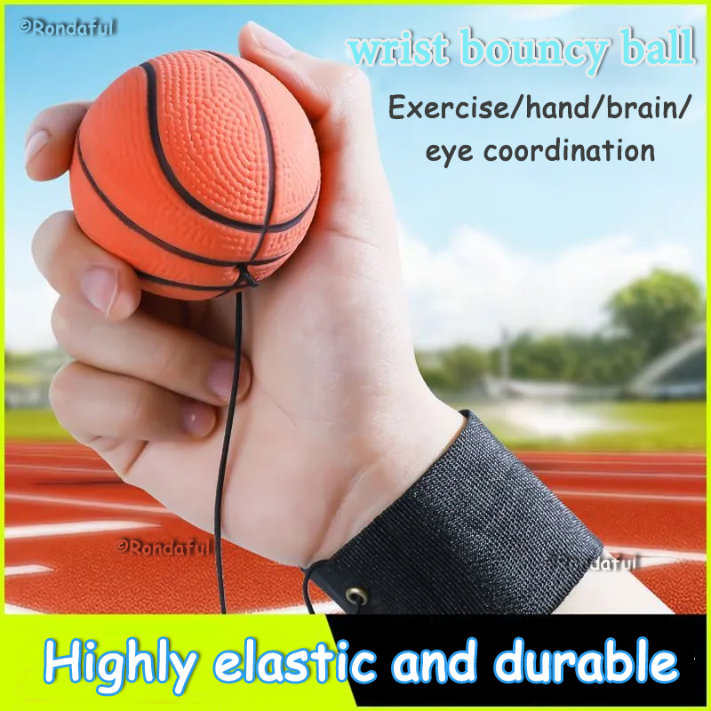 Stress Relief Bouncy Wrist Band Ball Wrist Band Bouncy Rubber Sports