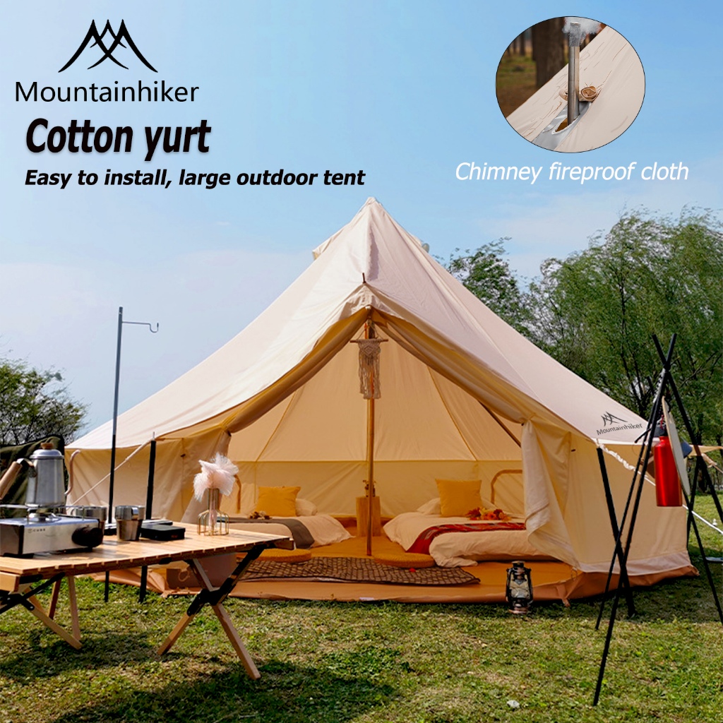 Mountainhiker Yurt tent Pyramid cotton tent Khemah camping besar ...